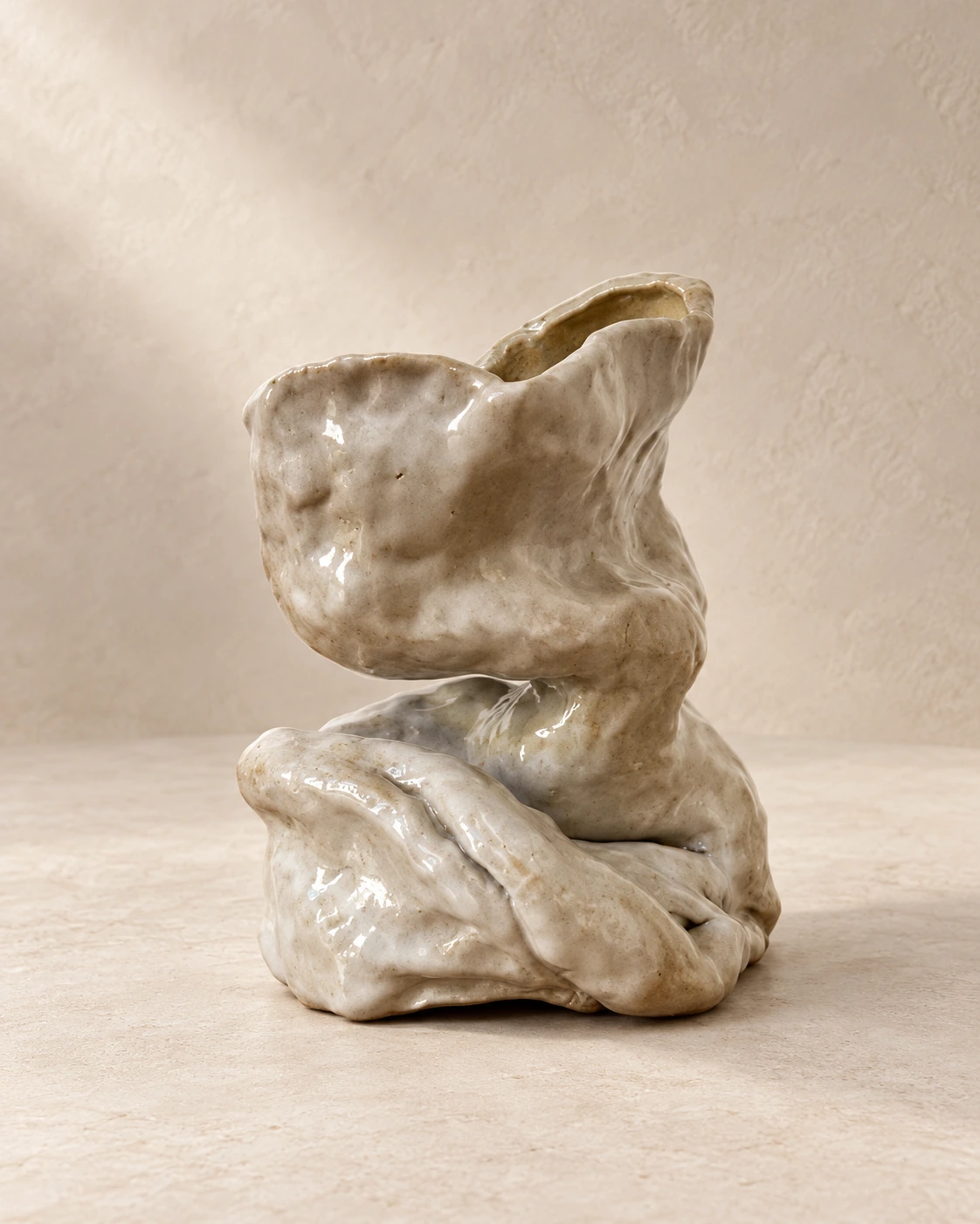 Aftershock — glazed stoneware by Shristi Shrestha Demougeot