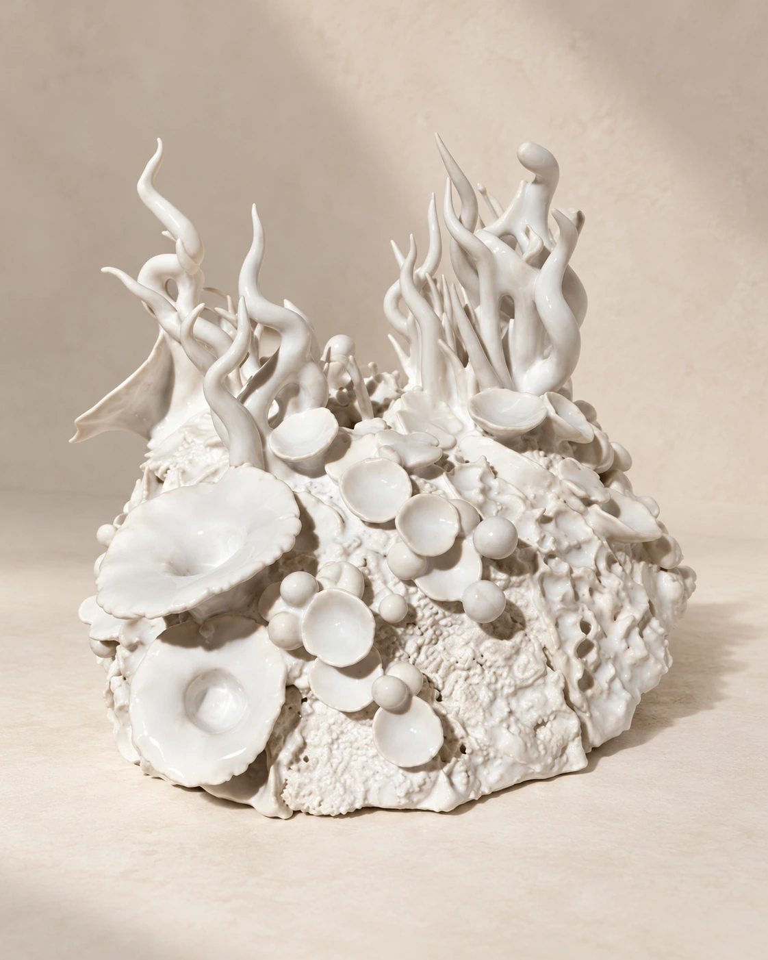 Bloomwound — glazed porcelain by Shristi Shrestha Demougeot