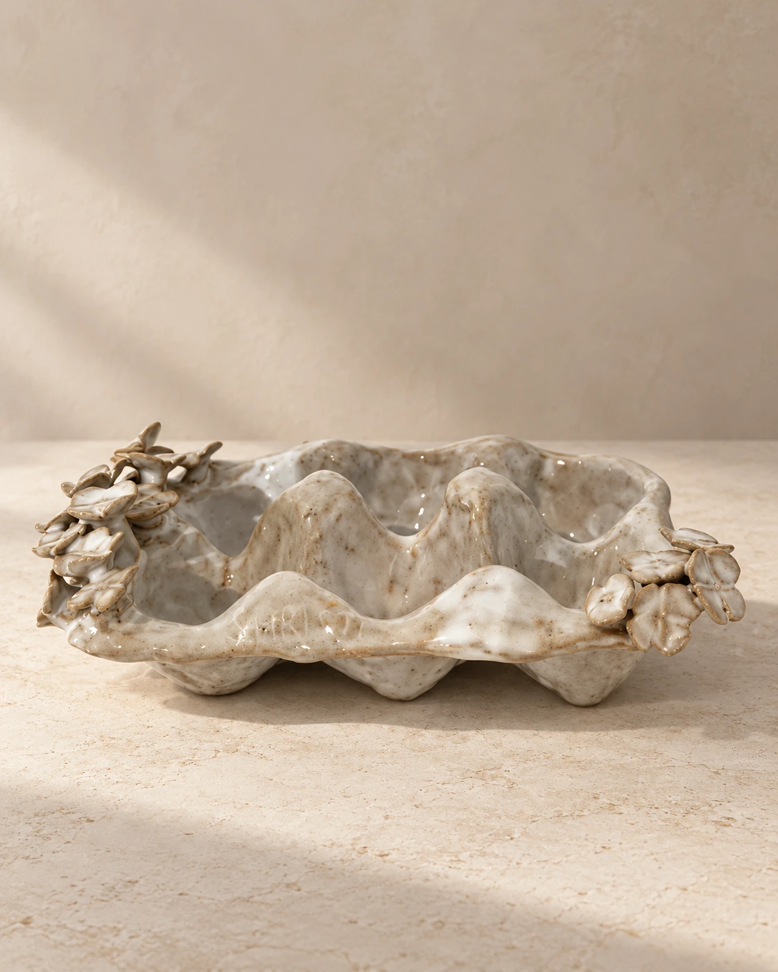 Éclore — glazed stoneware by Shristi Shrestha Demougeot