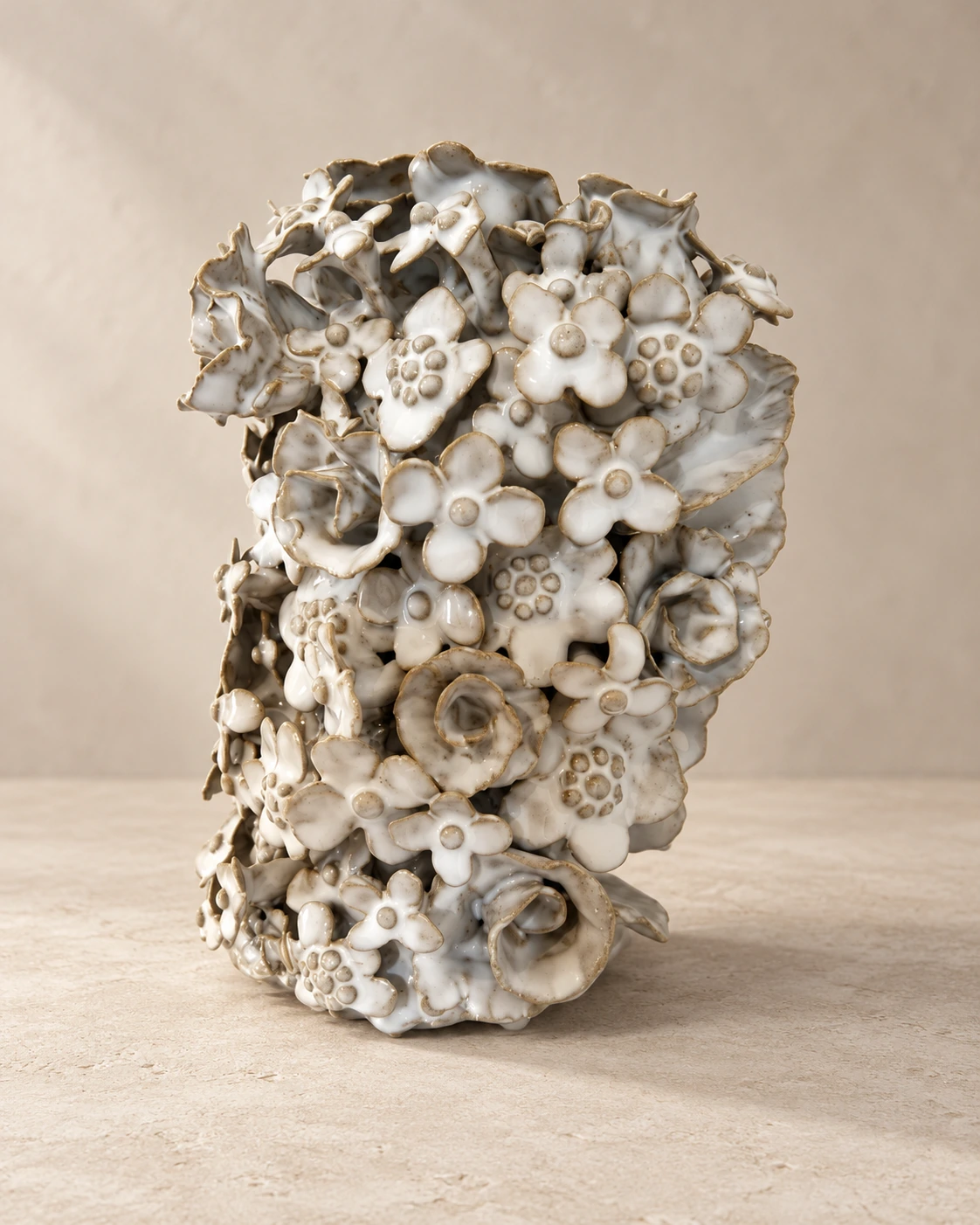 Petrafleur — glazed stoneware by Shristi Shrestha Demougeot